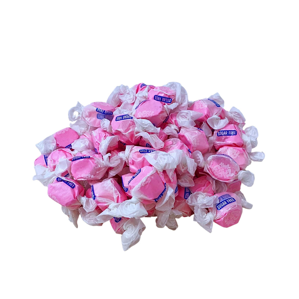 Assortit sugar-free cinnamon taﬀy 1lb bulk bag shows bold flavor without sugar