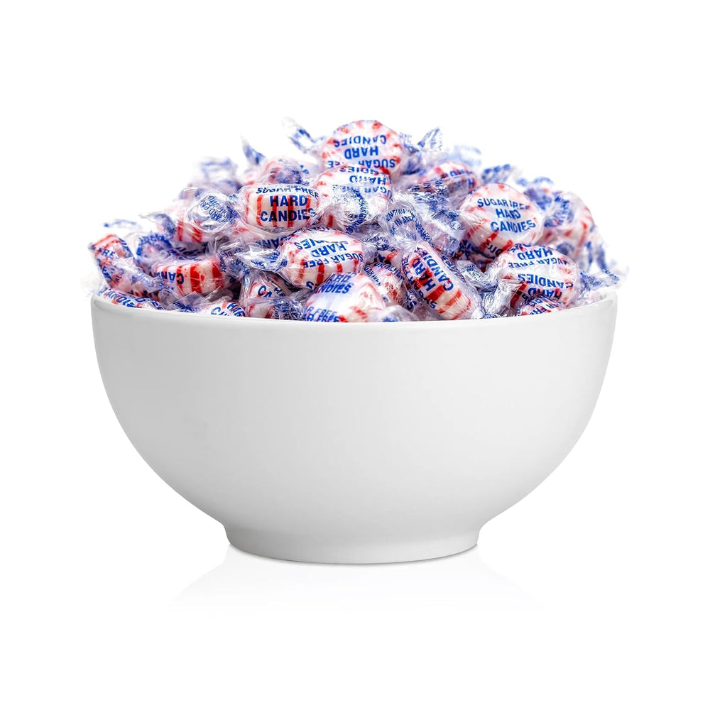 Assortit sugar free peppermint starlight mints individually wrapped for freshness on the go.