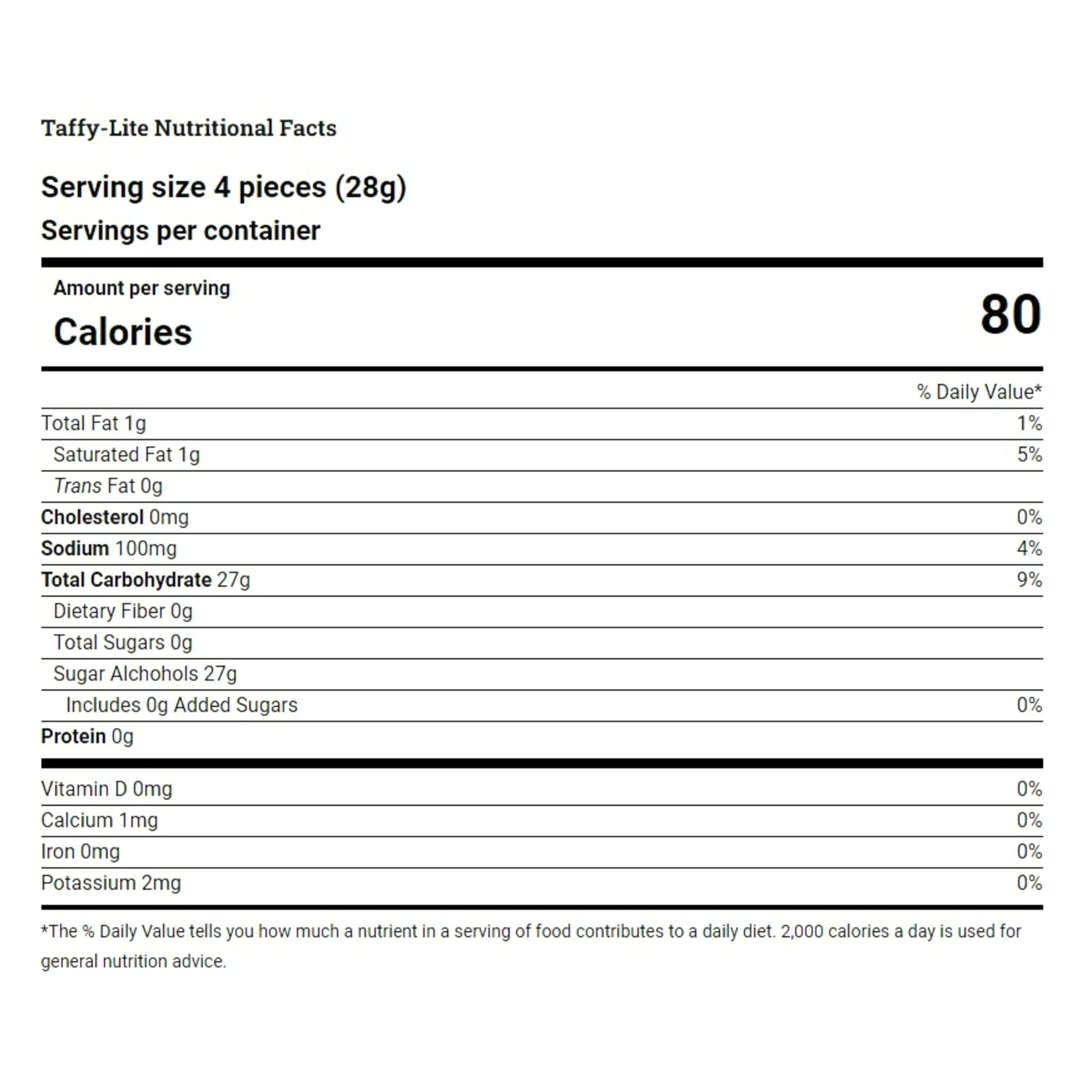 Assortit Sugar Free Taffy 1 lb bulk bag ideal for sharing