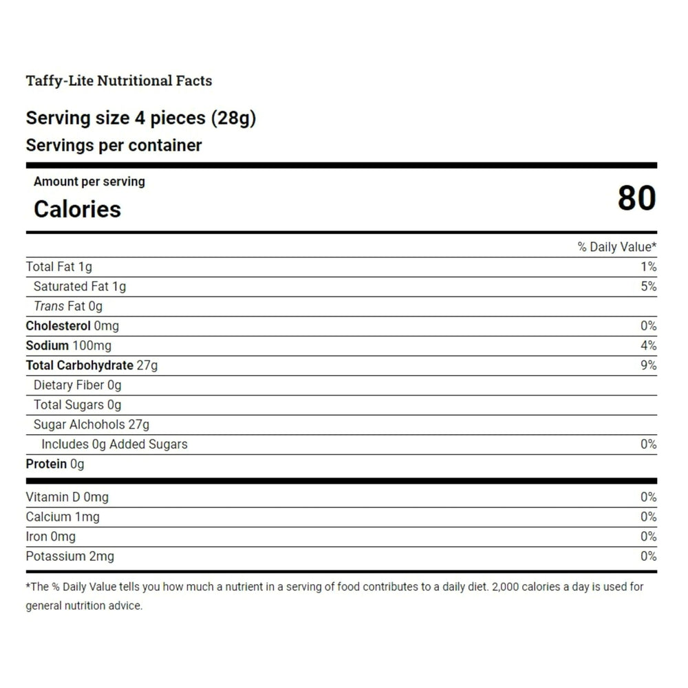 Assortit Sugar Free Taffy 1 lb bulk bag ideal for sharing