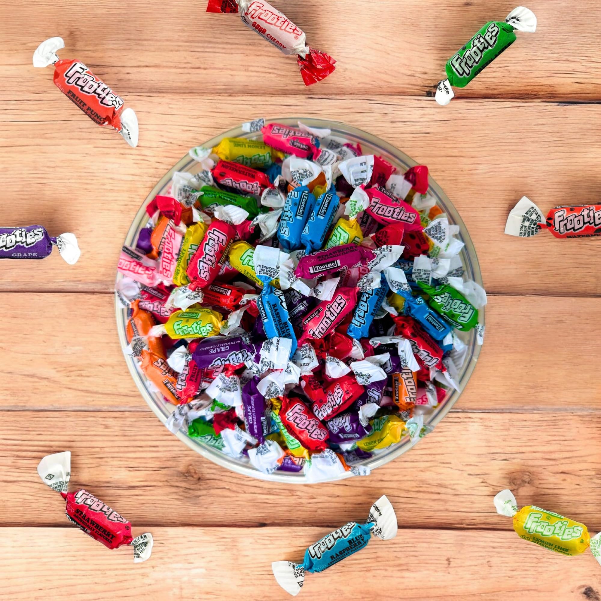 Assortit Tootsie Frooties 1-5lb bag keeps treats ready for gatherings
