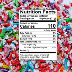 Assortit Tootsie Frooties fruity flavors add color for entertaining guests