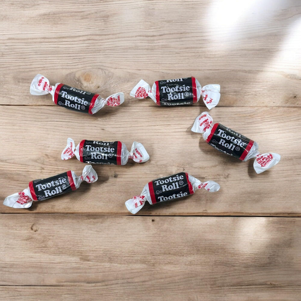 Sealed Assortit Tootsie Roll Midgees 2 lb bag with resealable closure for fresh snacking.