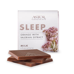 ASTOR Belgian milk chocolate with orange notes for a smooth bite