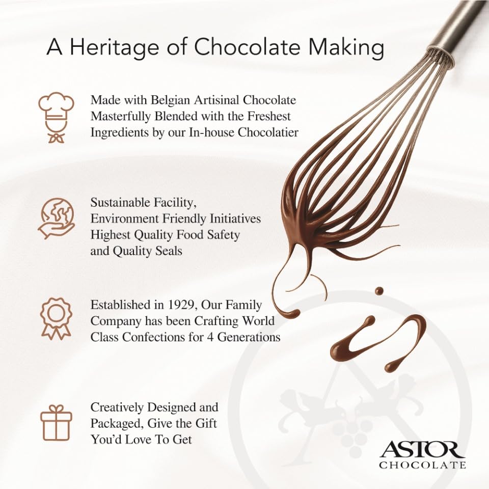 ASTOR Gudlife Dubai Style Bar ingredients showcase premium chocolate and cookie butter