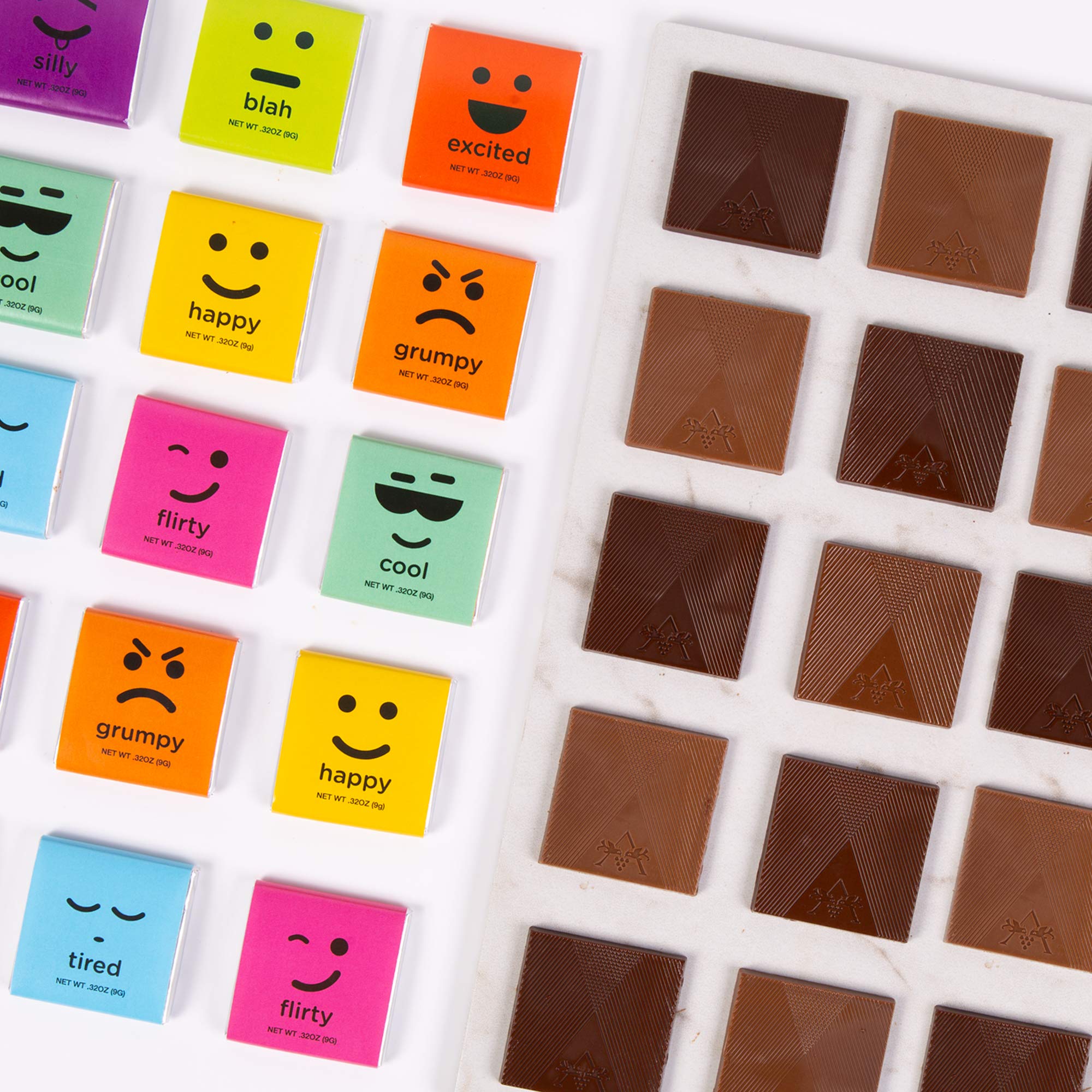Astor Moodibars flavors lineup featuring eight tastes