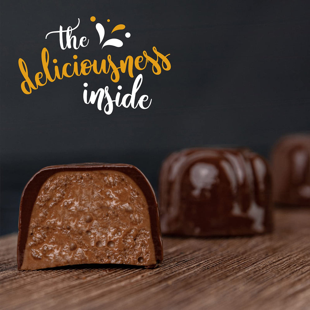 ASTOR truffles shrink wrap packaging communicates safety and freshness for gifting.