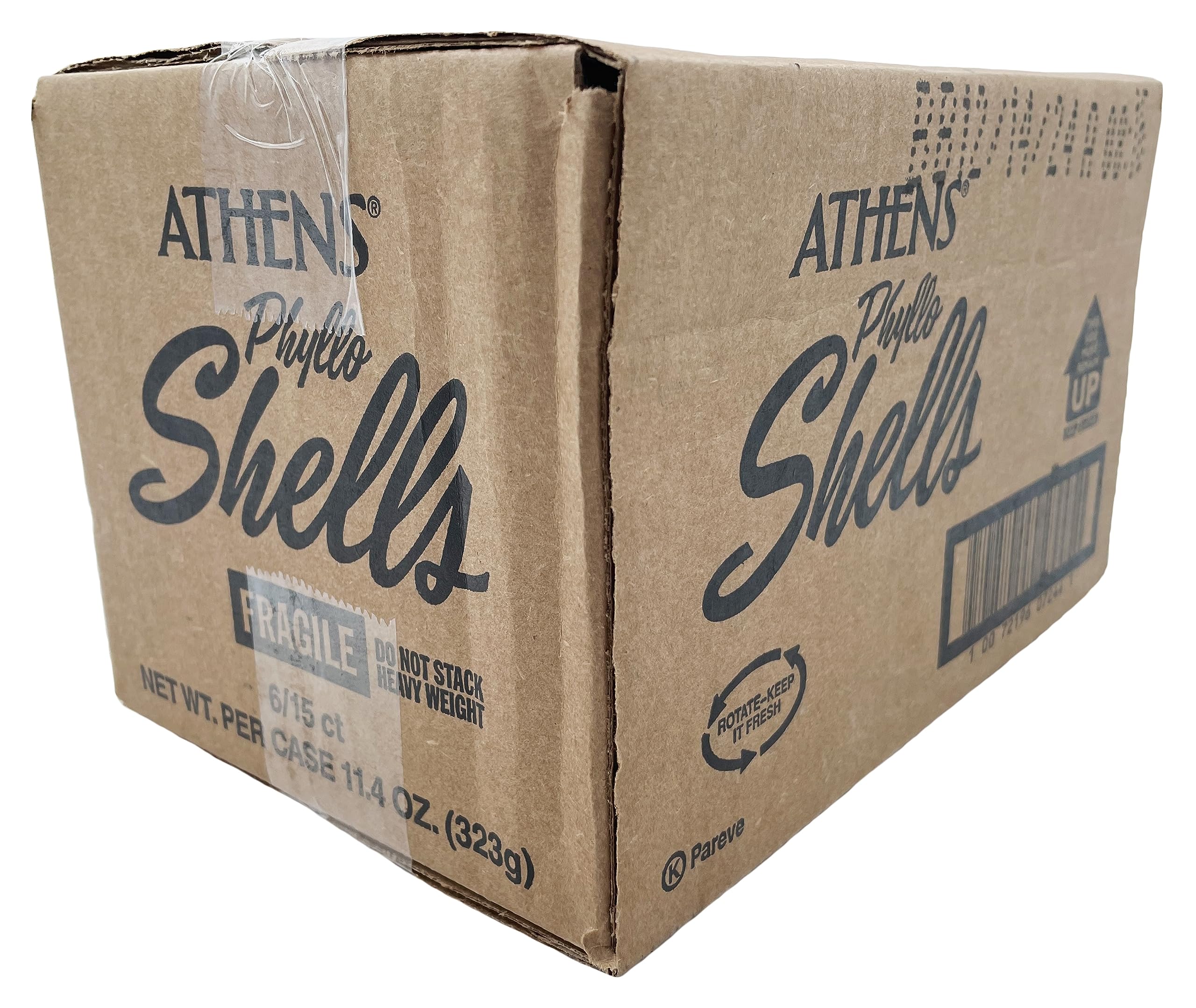 Athens Foods Mini Fillo Shells with fillings, options range from custard to guacamole.