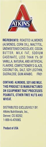On-the-go Atkins Endulge almonds in a compact snack pouch
