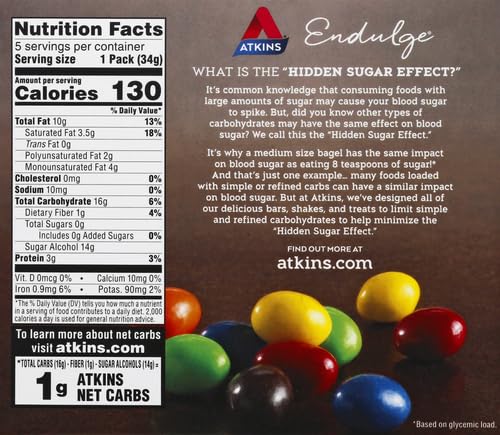 Atkins Endulge wrappers emphasize convenient packaging for travel.