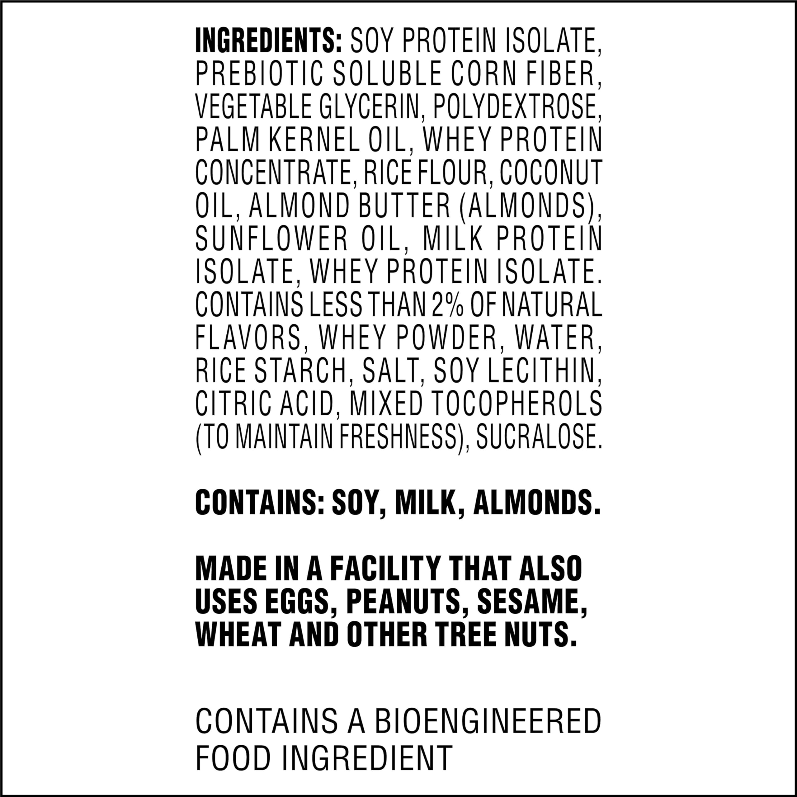 Atkins Lemon Snack Bar almond butter close up emphasizes real ingredients