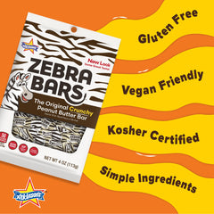 Vegan, gluten-free Atkinson's bars with bold peanut taste.