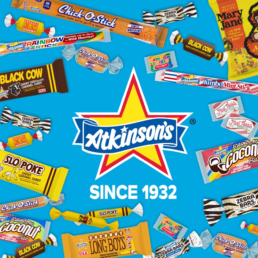 Atkinson's Sugar Free Peanut Butter Bars; 1 lb bag ready for sharing