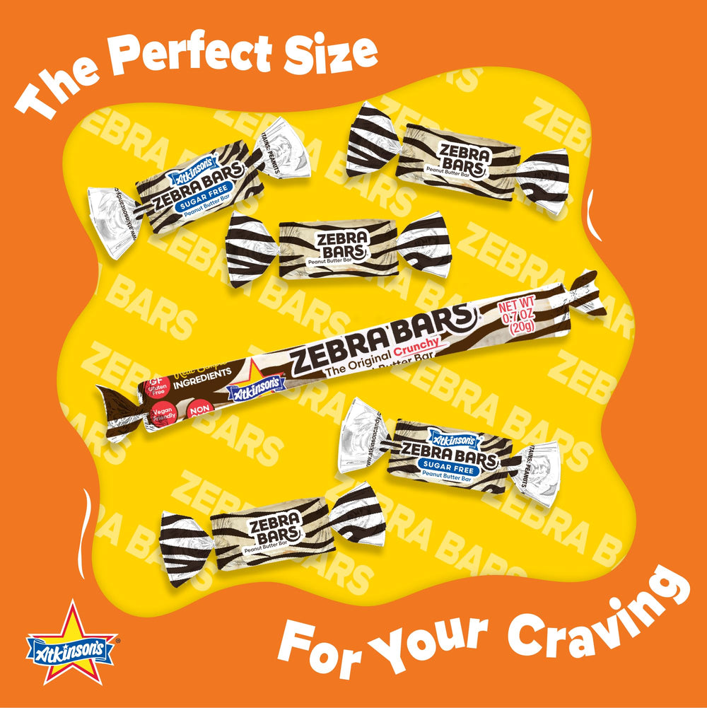 Atkinson's Sugar Free Peanut Butter Bars; crispy bite for gatherings