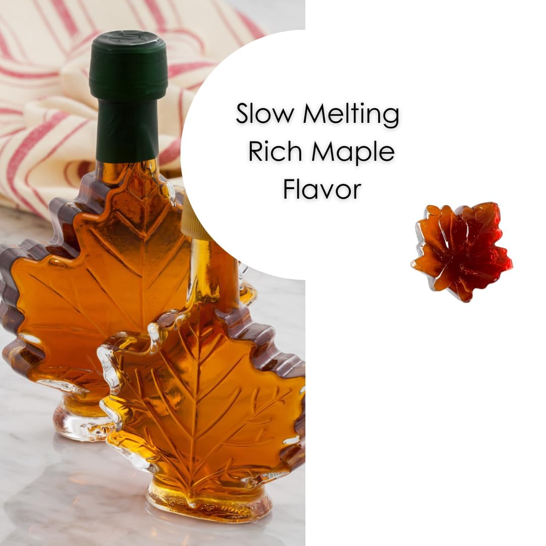 Atlantic Rush Vermont heritage maple candy with leaf motif appeals to snack lovers.