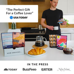 Freshly roasted single-origin coffees delivered to your door for easy enjoyment.