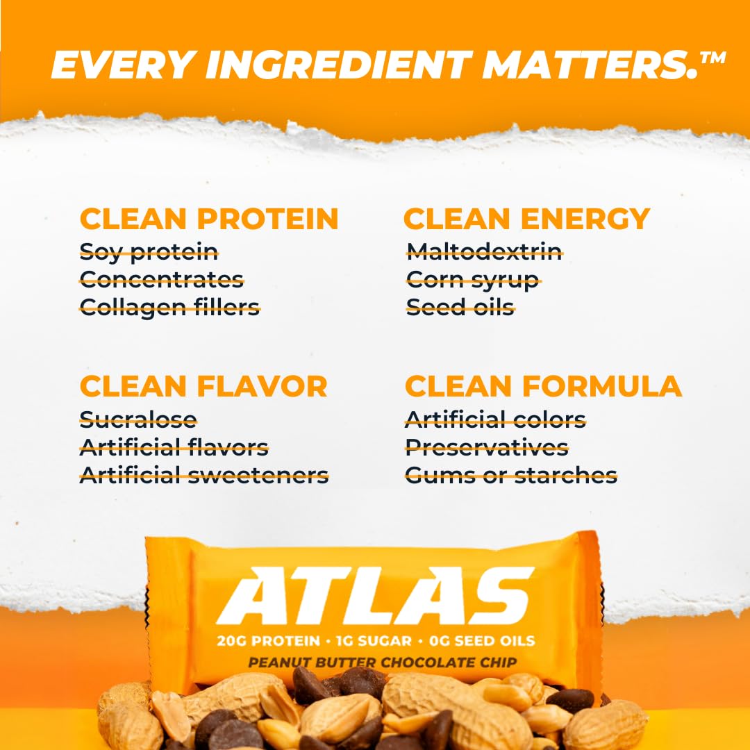 Atlas bar on-the-go packaging ready for a snack break