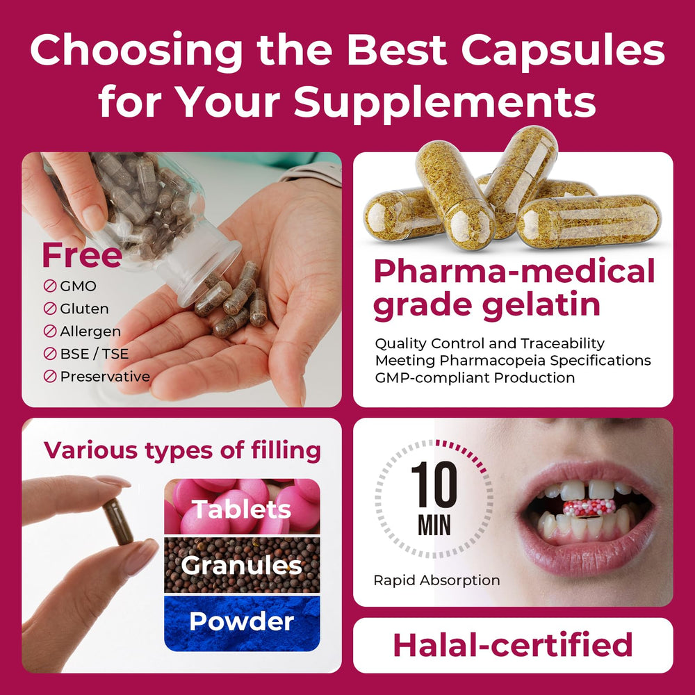 ATLEMISME Halal-certified capsules with allergen-free packaging and labeling.