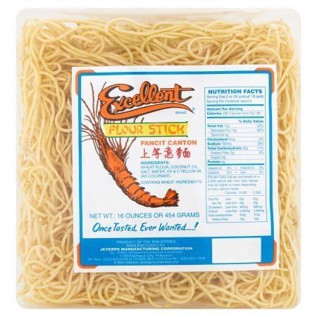 ATOTOP Excellent Pancit Canton Noodles 16oz pack ideal for quick weeknight meals.