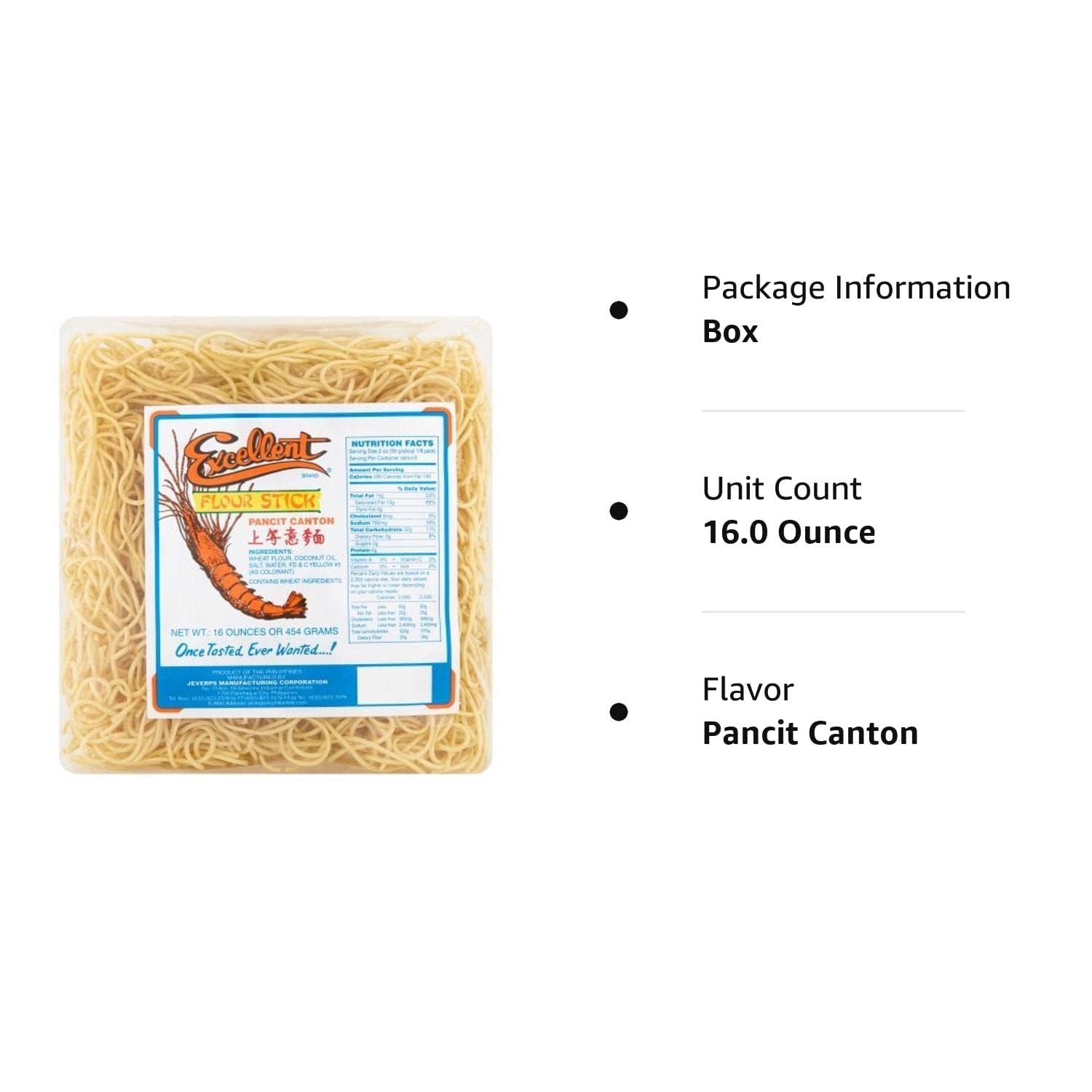 ATOTOP Excellent Pancit Canton Noodles finished dish for easy plating.