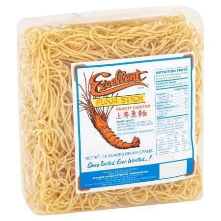 ATOTOP Excellent Pancit Canton Noodles sealed pack maintains freshness for storage.