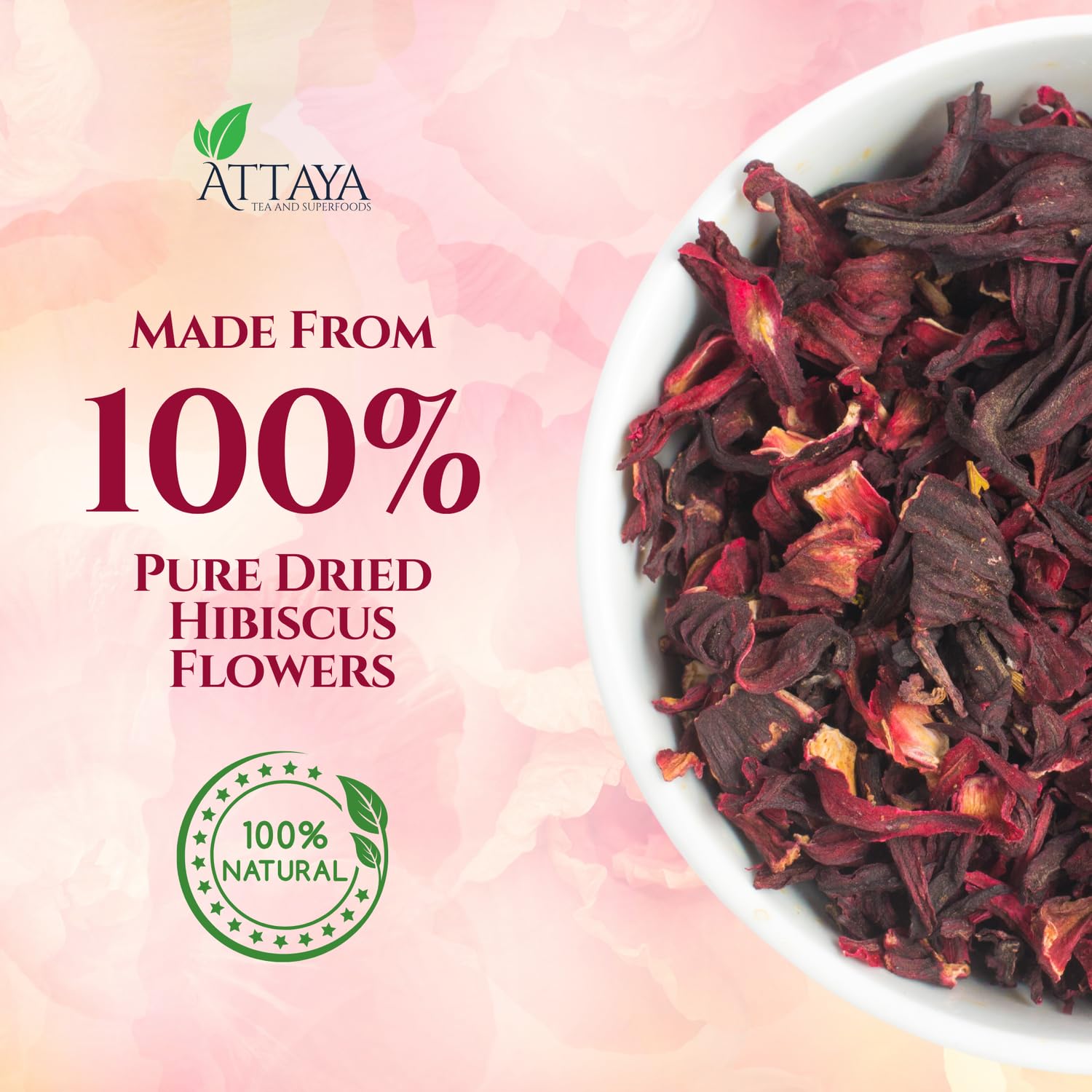 Attaya hibiscus 1lb packaging ideal for daily tea rituals