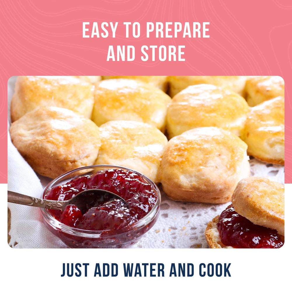 Augason Farms bread and roll mix can just add water for easy prep