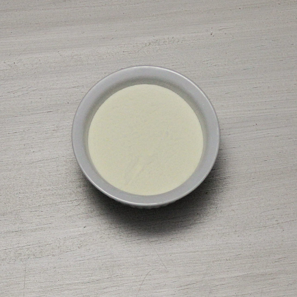 Augason Farms milk powder just add water and mix for smooth milk.