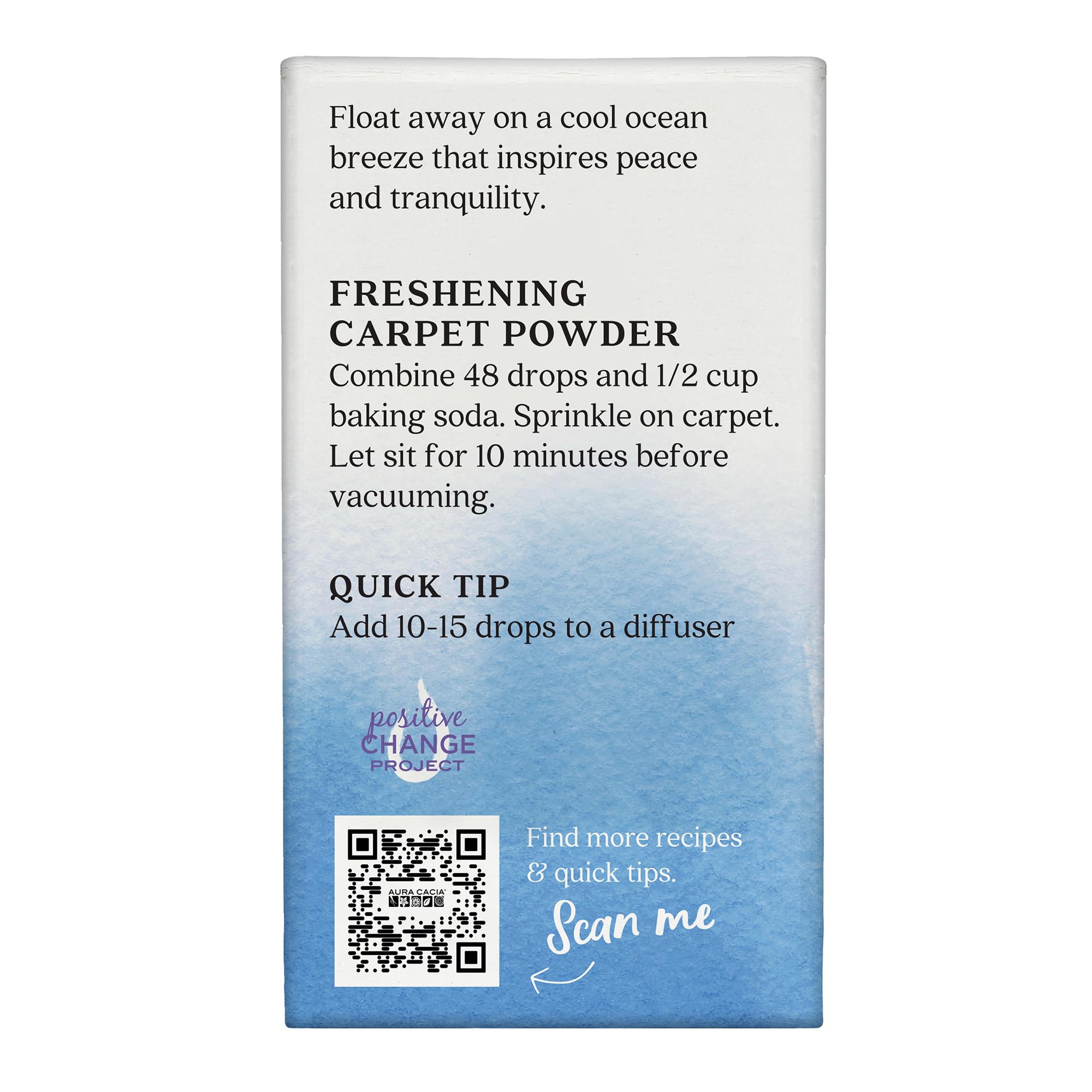 Aura Cacia Ocean Air diffuser-ready setup on a clean surface.