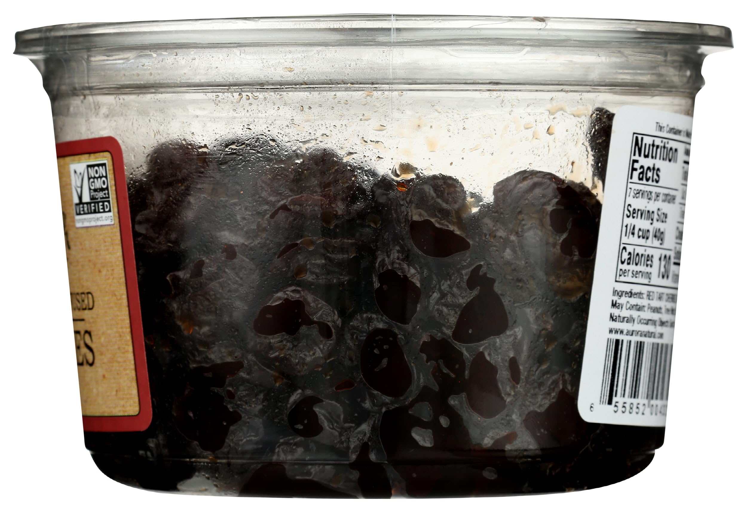Aurora Apples Infused Cherries Kosher label visible on packaging