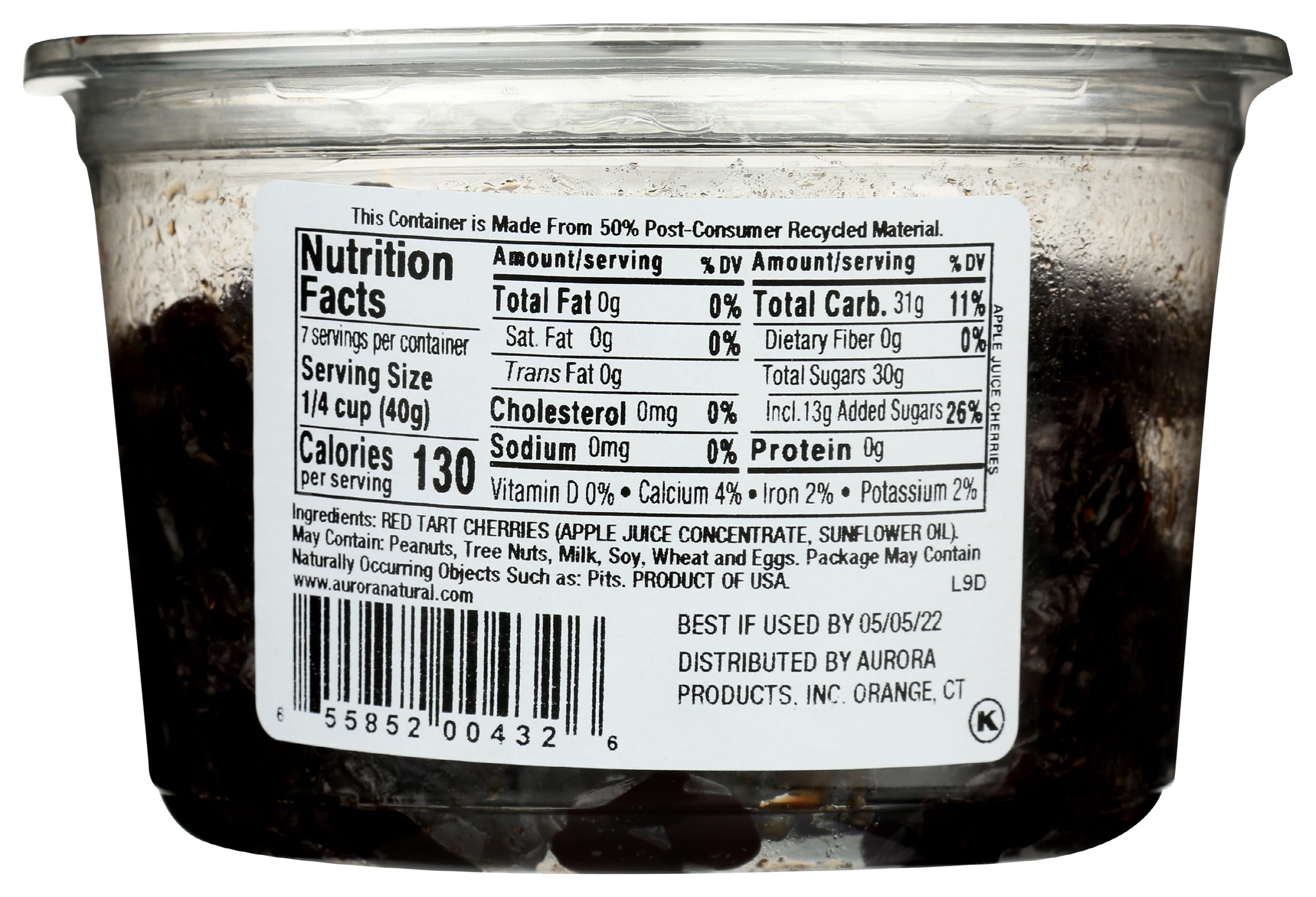 Aurora Apples Infused Cherries ready-to-eat snack on a surface