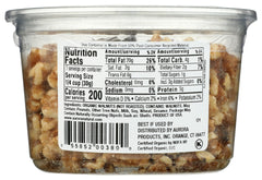 Aurora Organic Walnut Halves in a bowl; crunchy salad topping.