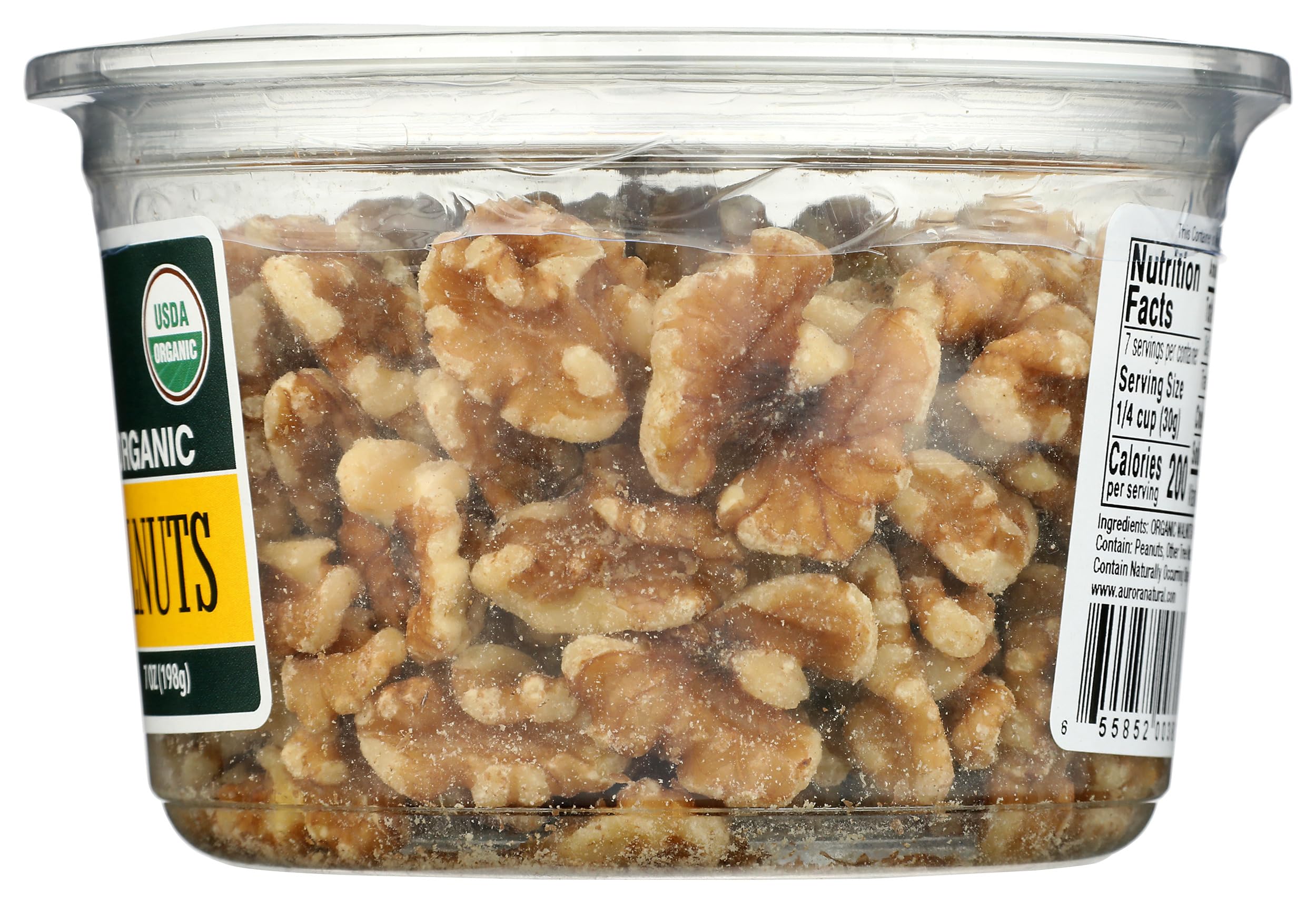 Aurora Organic Walnut Halves ingredients and origin; United States.