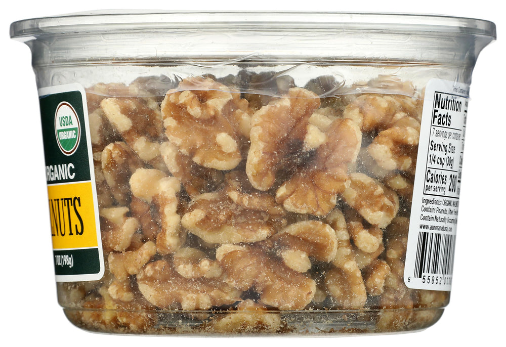 Aurora Organic Walnut Halves ingredients and origin; United States.