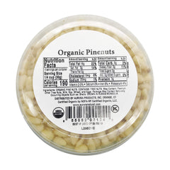 Aurora Pine Nuts packaging highlights freshness and Kosher certification.