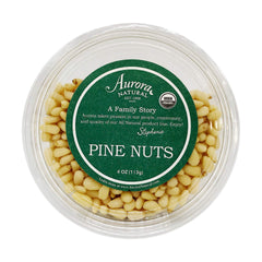 Aurora Pine Nuts toasted to a light golden hue for toppings.