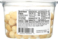 Aurora Macadamia Nuts Raw bag on counter for quick snacking.