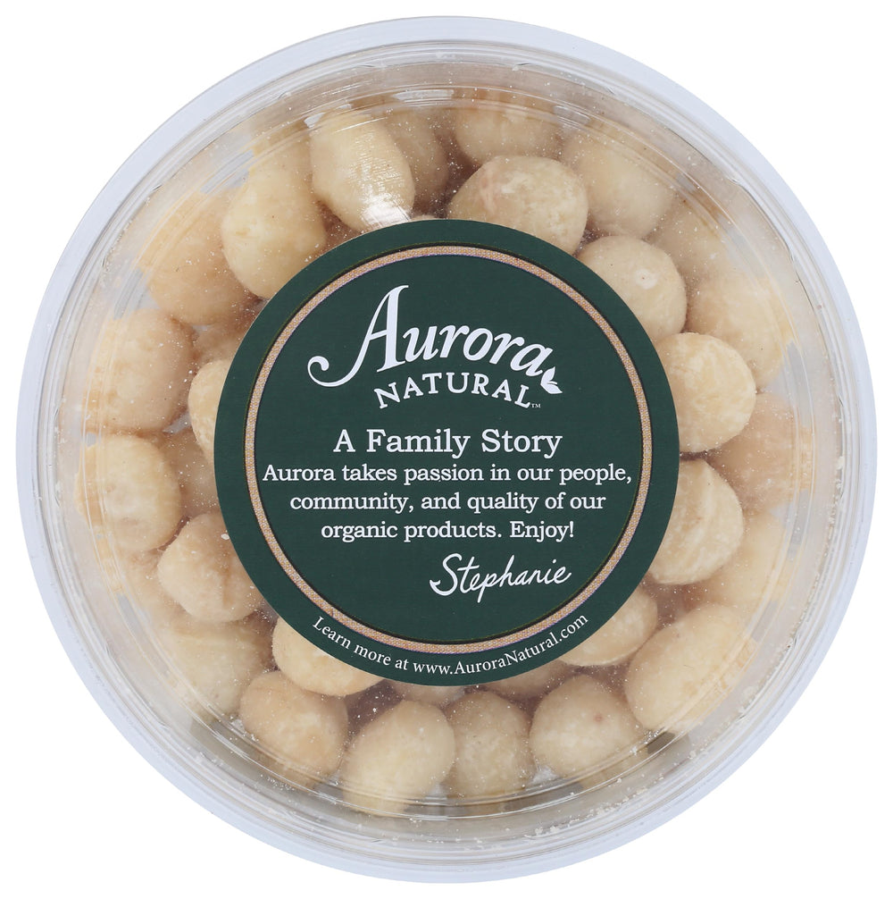 Aurora Products Macadamia Nuts Raw snack-ready jar for on-the-go