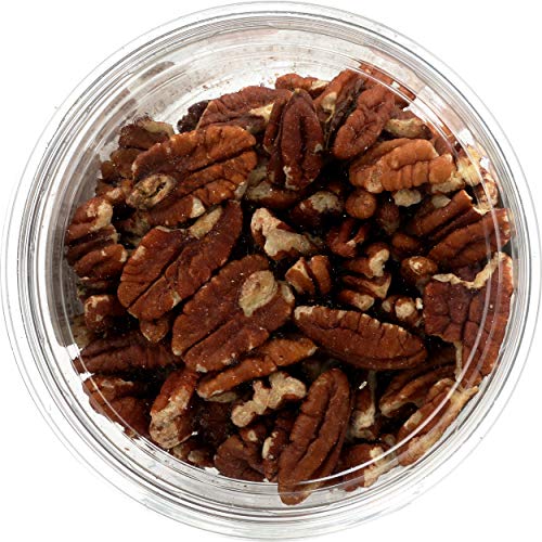 Aurora Products Organic Pecan Halves up close, showcasing natural color and texture