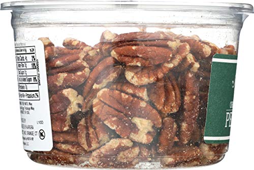 Aurora Products Organic Pecan Halves snack portion, ideal for on-the-go bites