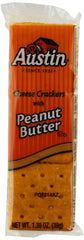 Austin Cheese Crackers with Peanut Butter pack for portable snacking