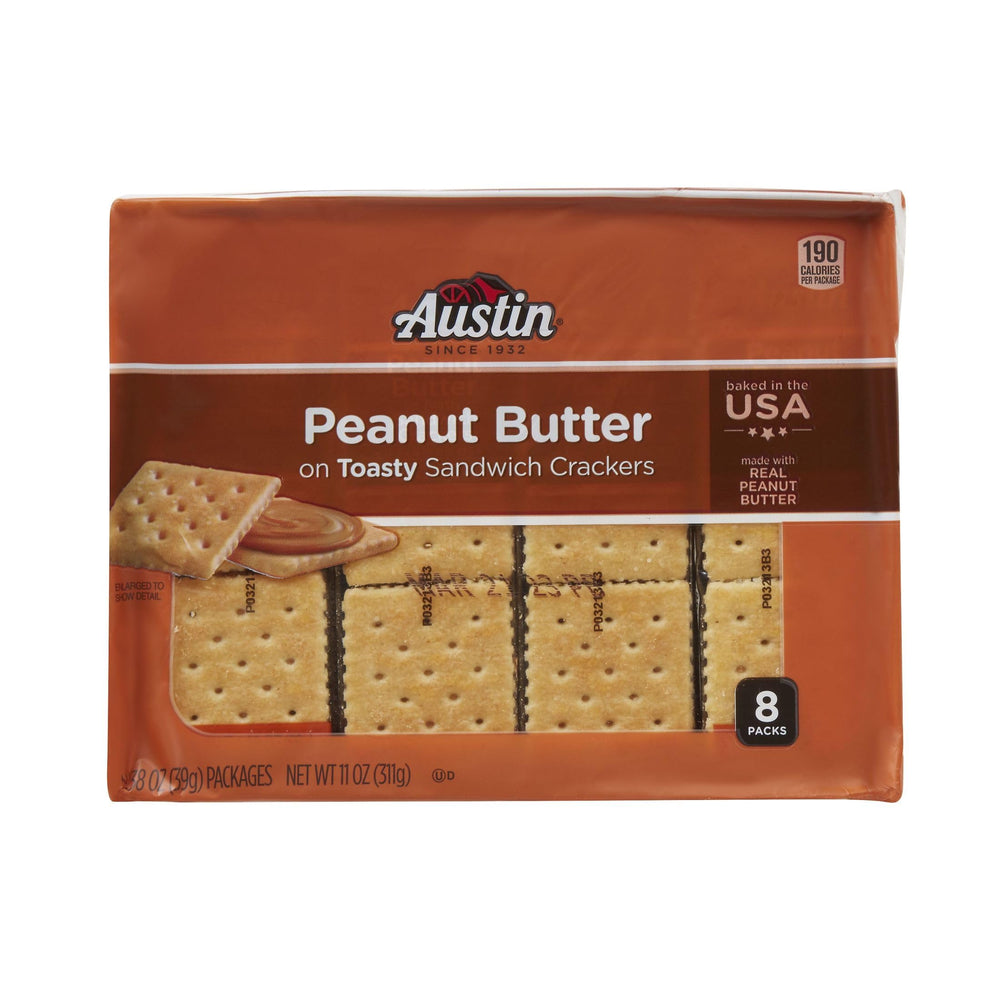 Austin Sandwich Crackers kids snack time with familiar flavor.