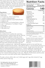 Authentic Foods Steve's gluten-free cake flour blend used for baking cakes, cookies, muffins
