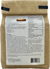 Authentic Foods Steve's gluten-free cake flour blend ingredients label highlighting allergen-free features