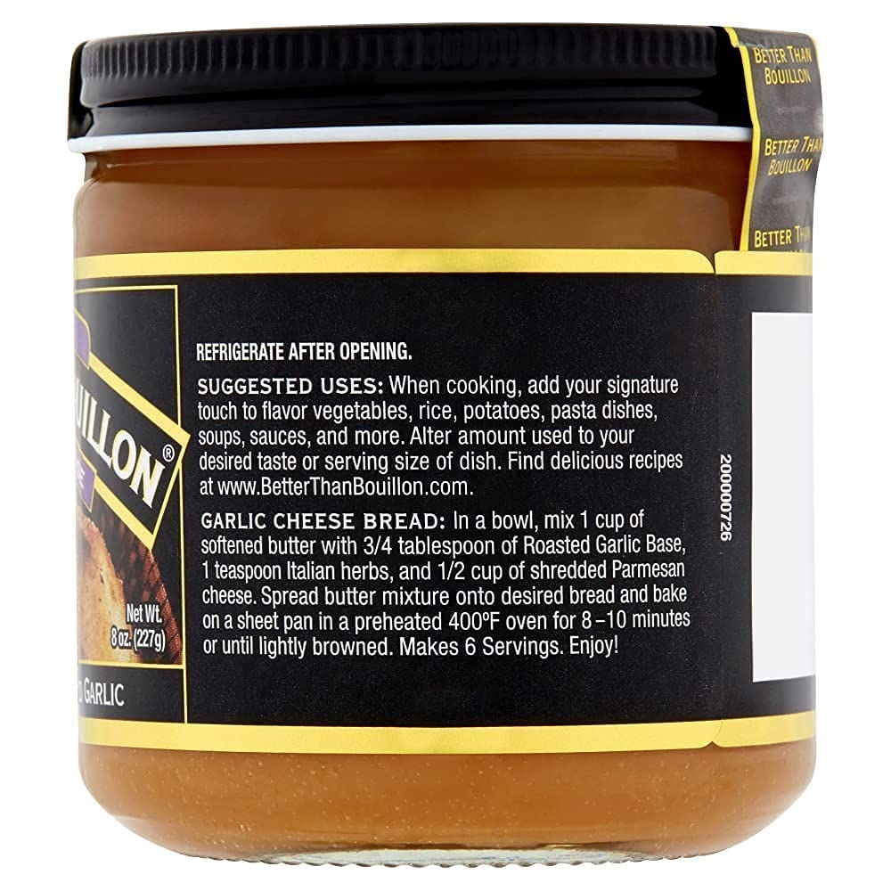 Authenticity Seal highlights quality for roasted garlic base.