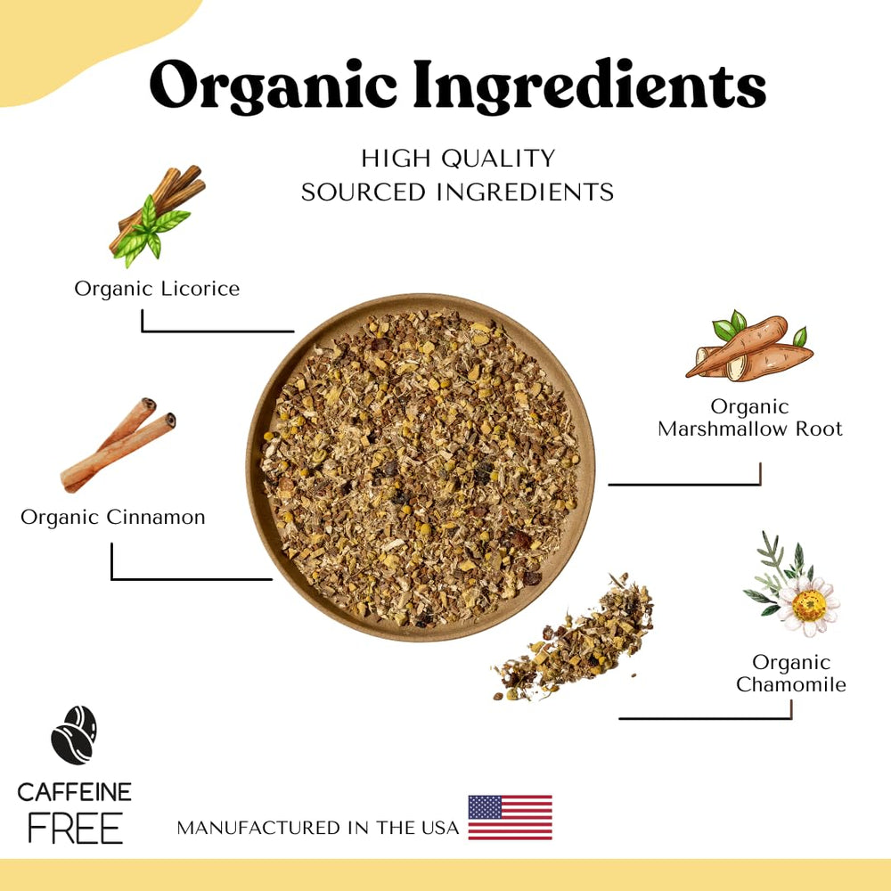 Autoimmuni-Tea Digestive Tea licorice root slice highlights natural sweetness and gut-friendly notes.