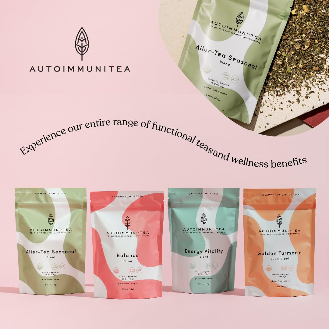 Autoimmuni-Tea plastic-free sachets emphasize eco friendly packaging