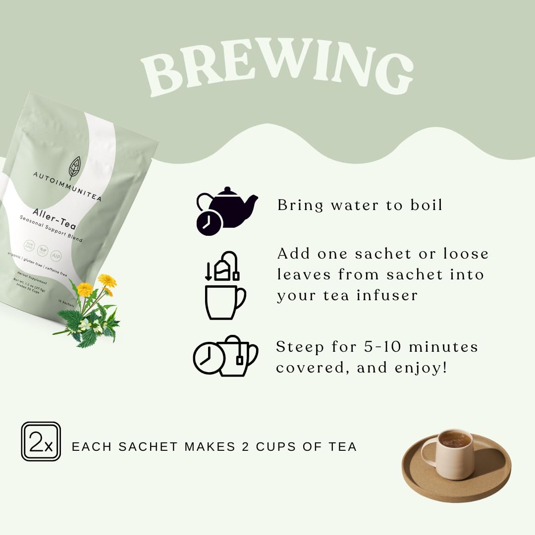 Autoimmuni-Tea organic certification label indicating USDA organic quality