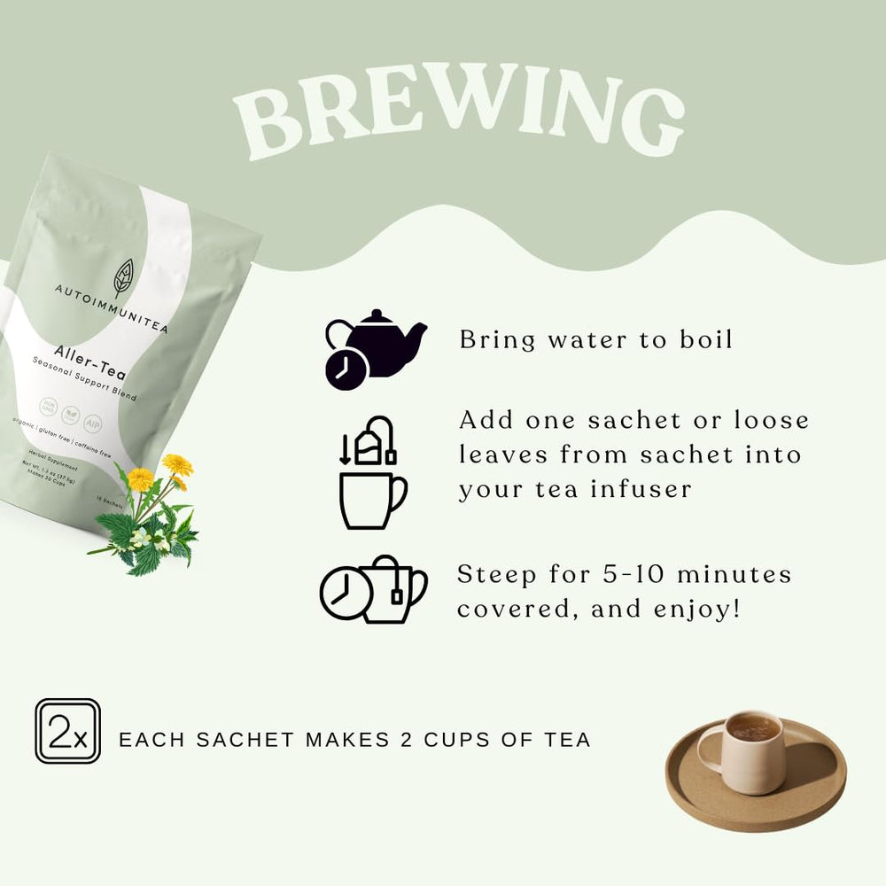 Autoimmuni-Tea organic certification label indicating USDA organic quality