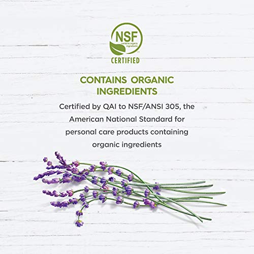 Avalon Organics Nourishing Lavender Shampoo packaging scene conveys eco-friendly, organic care.